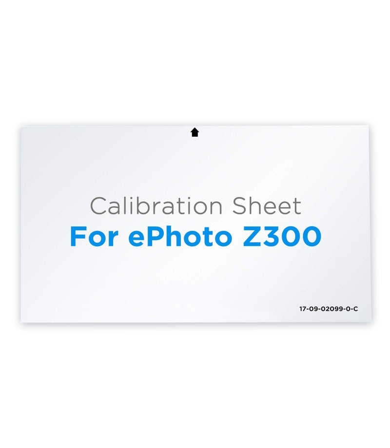 Plustek Calibration Control Sheet - for ePhoto Z300 Scanner only - Image 3